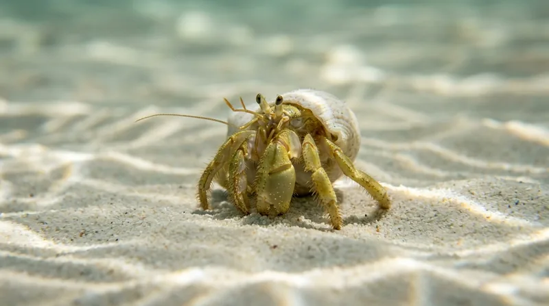 Kleiner Einsiedlerkrebs (Diogenidae)