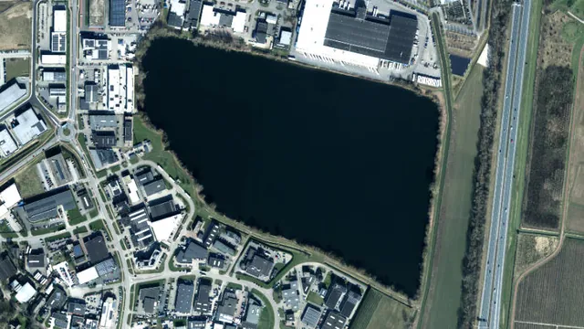 Luchtfoto van Aamsche Plas