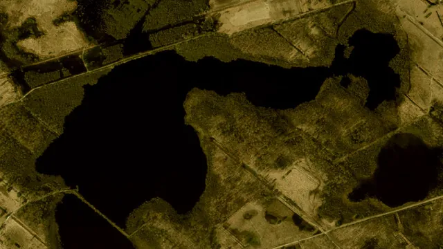 Luchtfoto van Aan't Elfde