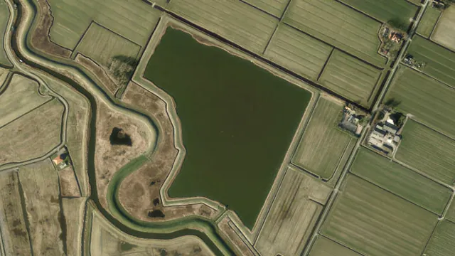 Luchtfoto van Abtskolk