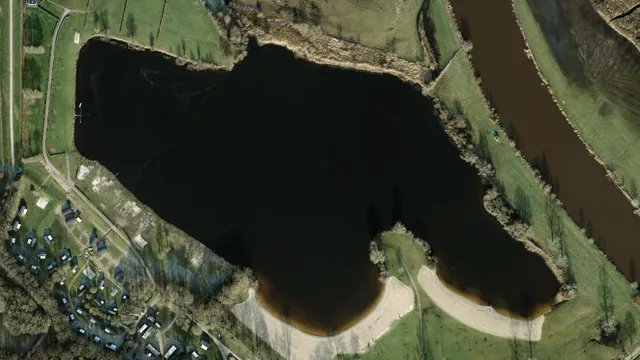 Luchtfoto van Agnietenplas