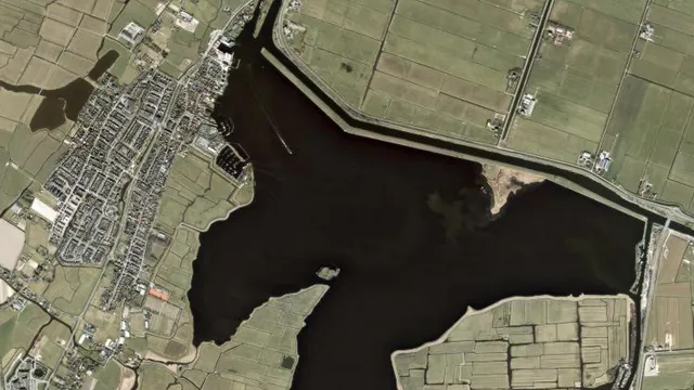 Aerial view of Alkmaardermeer