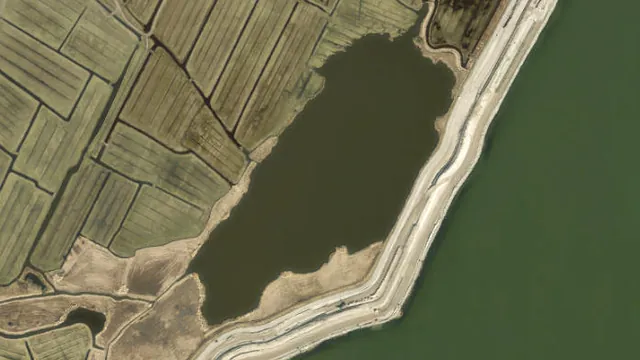 Luchtfoto van Barnegat
