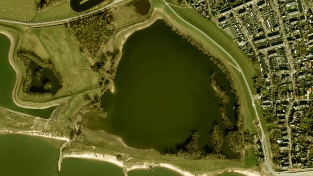 Luchtfoto van Beslagput