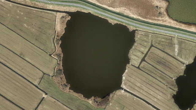 Luchtfoto van Binnenbraak