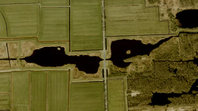 Luchtfoto van Bouwepet