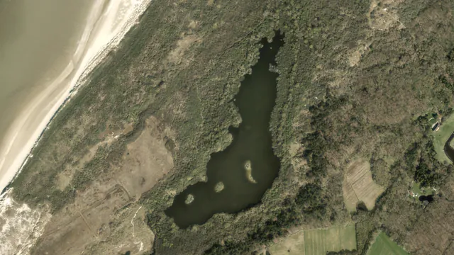Luchtfoto van Breede Water