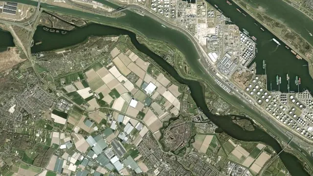 Luchtfoto van Brielse Meer
