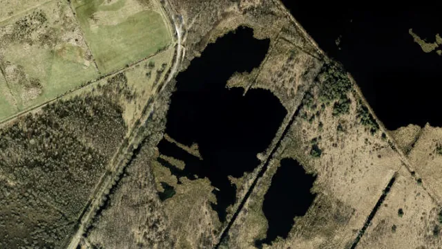 Luchtfoto van Brunstingerplas