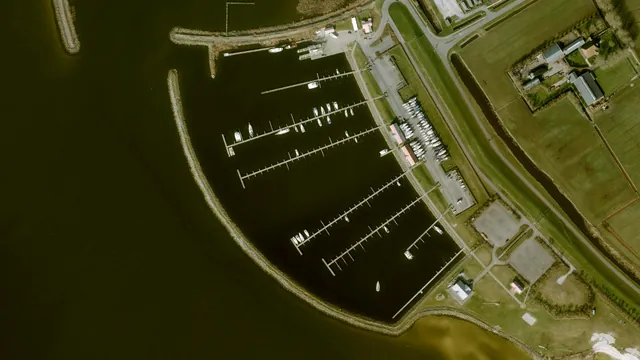 Luchtfoto van Buitenjachthaven