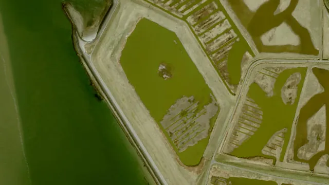 Luchtfoto van Cauwers inlaag