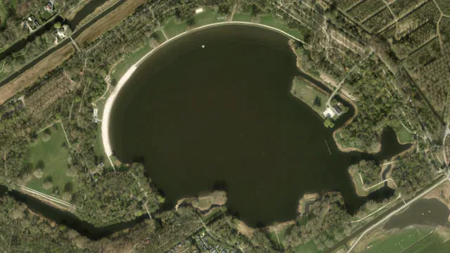 Luchtfoto van De Grote Plas