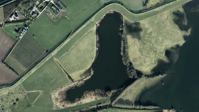 Luchtfoto van De Jezuïtenwaai