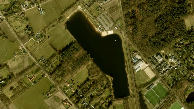 Luchtfoto van De Langspier