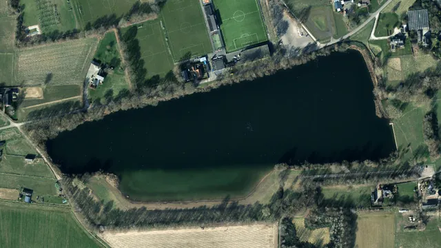 Luchtfoto van De Nevelhorst