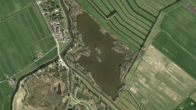 Luchtfoto van De Plas