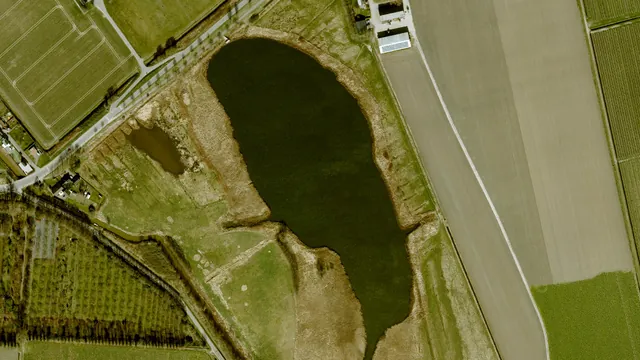 Luchtfoto van De Roode Weel