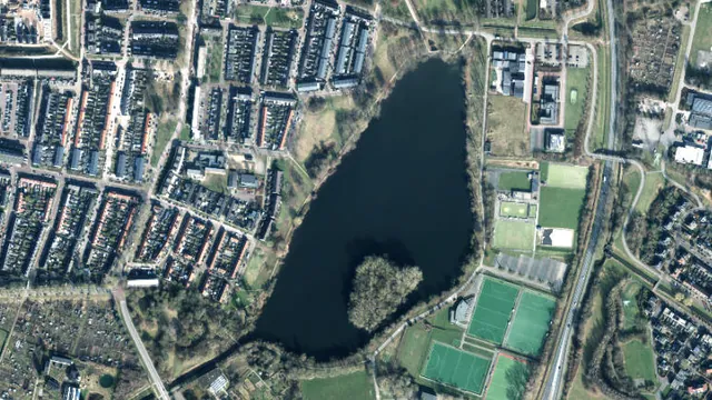 Luchtfoto van De Vijver