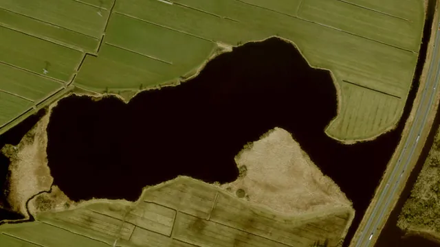 Luchtfoto van De Wiel
