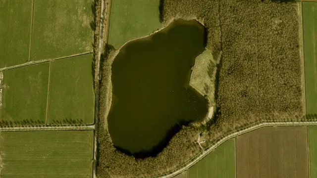 Luchtfoto van De Zandput