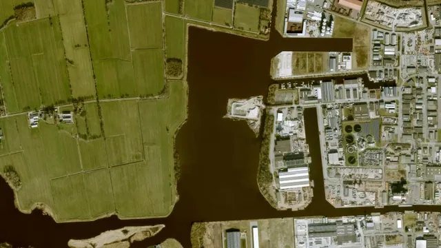 Luchtfoto van Diepe Gat