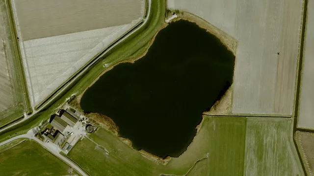 Luchtfoto van Diepe Gat