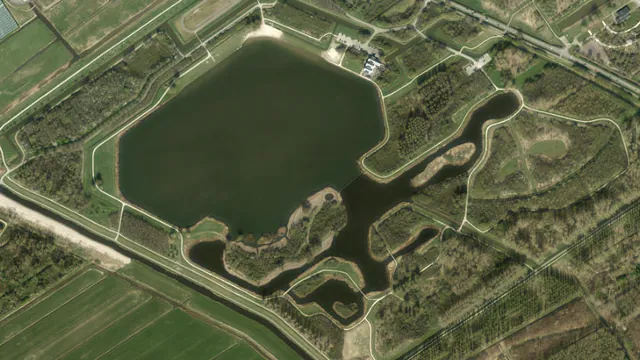 Luchtfoto van Dobbeplas