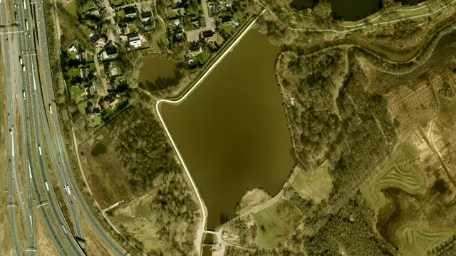 Luchtfoto van Dommel