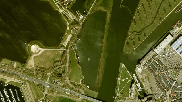 Luchtfoto van Donkernack