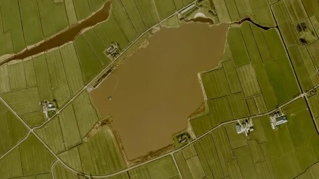 Luchtfoto van Eeltjemeer