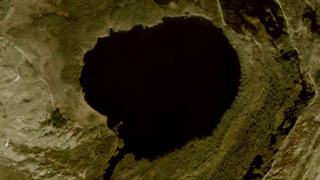 Luchtfoto van Eerste Water