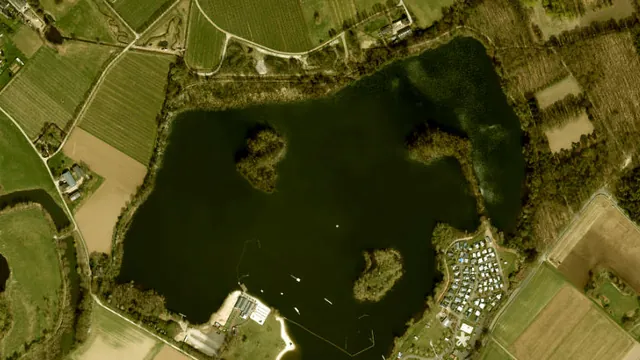 Luchtfoto van Effelder Waldsee