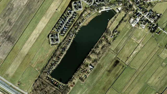Luchtfoto van Engelberterplas