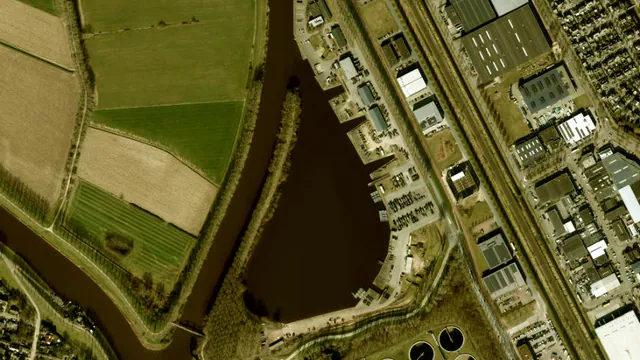 Luchtfoto van Engelsche Gat