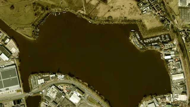 Luchtfoto van Ertveldplas