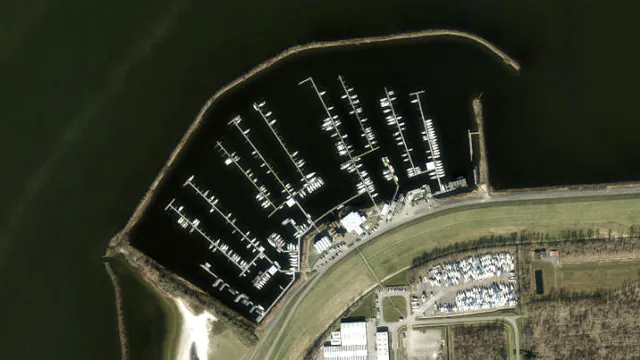 Luchtfoto van Flevo Marina