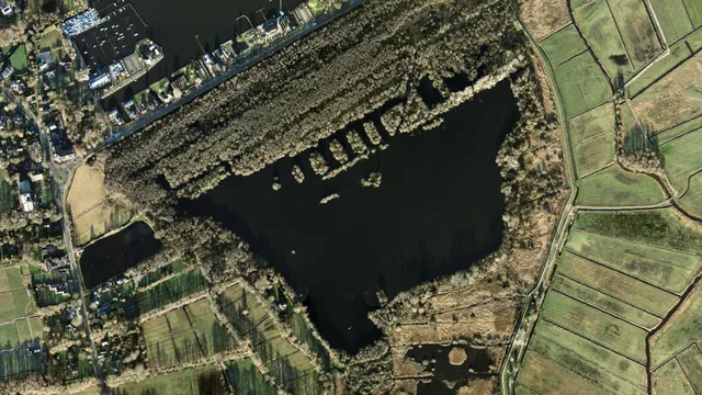 Luchtfoto van Friesche Veen