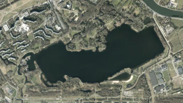 Luchtfoto van Gaasperplas