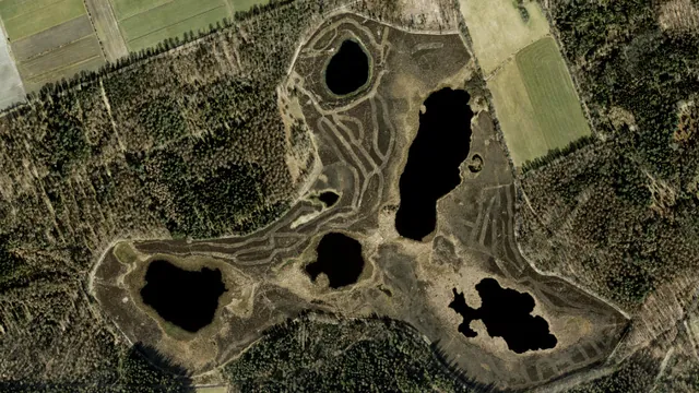 Luchtfoto van Gijsselterkoelen