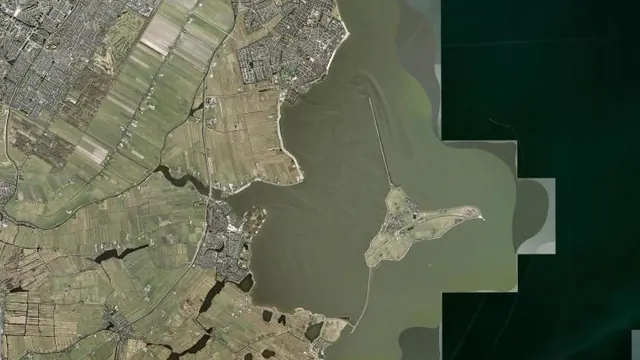 Luchtfoto van Gouwzee