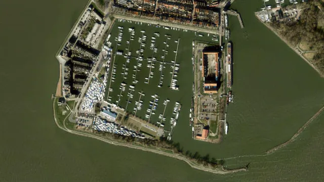 Luchtfoto van Grashaven