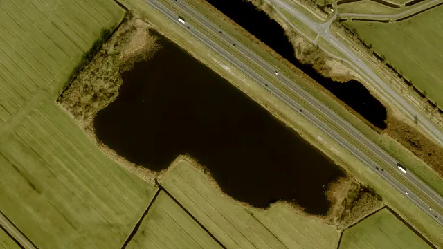 Luchtfoto van Gravepoeltje