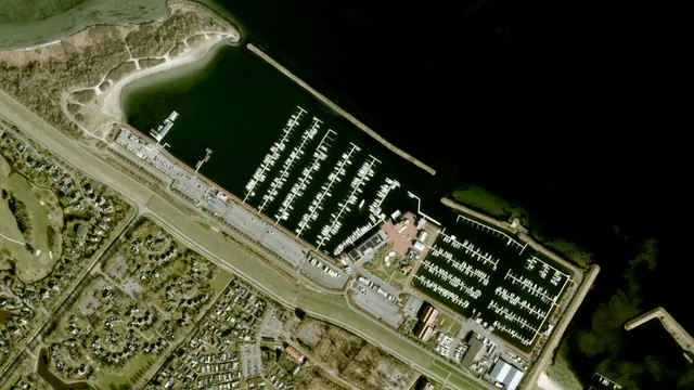 Luchtfoto van Grevelingen