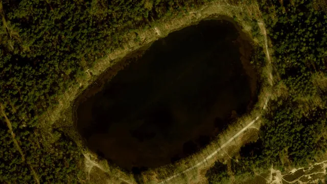 Luchtfoto van Groot Ganzenven