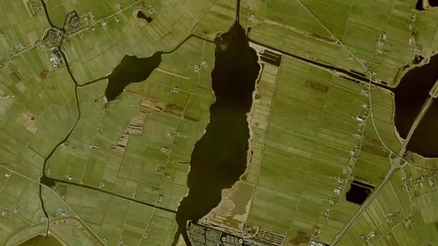Luchtfoto van Groote Brekken