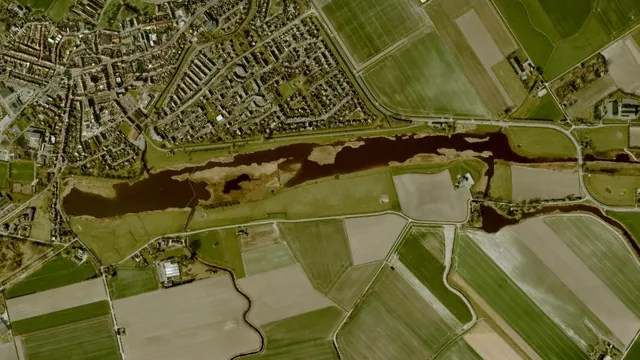 Luchtfoto van Groote Gat