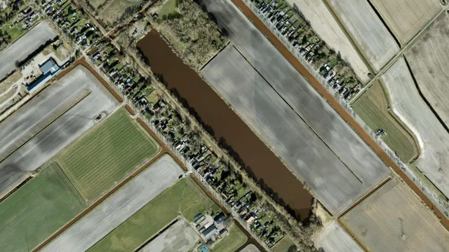 Luchtfoto van Groote Gat