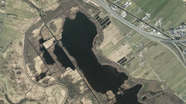 Luchtfoto van Groote Meer