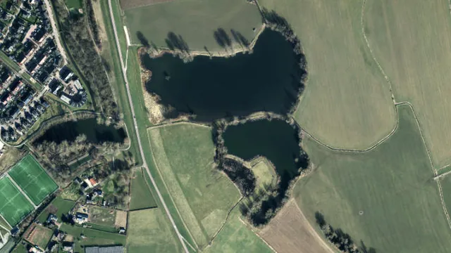 Luchtfoto van Grote Bloem
