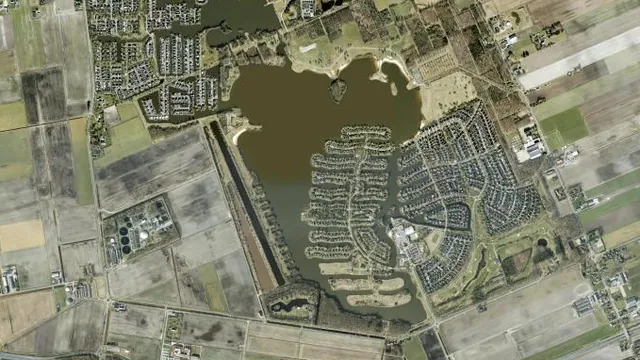 Luchtfoto van Grote Rietplas